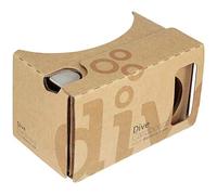 Durovis Dive Cardboard 6 - Marrón - Gafas de Realidad Virtual VR inspiradas en Google Cardboard V2 para teléfonos Inteligentes iPhone y Android como Samsung, Xiaomi, Huawei, etc. (4.0-6.1 Pulgadas)