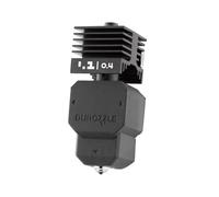 DUROZZLE Boquilla PCD de diamante de 0,4 mm para mini impresora 3D Bambu Lab H2D/H2S/P2S/A1/A1, endurecida de alta precisión para impresión de alta velocidad, con funda de silicona