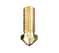DUROZZLE Ruby Boquilla 0,6 mm para impresoras 3D QIDI Q1-Pro/X-Max3/X-Smart3/X-Plus3, endurecida y resistente a la abrasión para una fabricación aditiva precisa (QIDI, 0,6 mm)