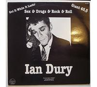Dury, Ian / Sex & Drugs & Rock & Roll / Get It While It Lasts! / Giant 45,5 / 1977 / Bildhülle mit bedruckter ORIGINAL Innenhülle / STIFF RECORDS # 750.004 / 750004 / Französische Pressung / 12" Vinyl Maxi-Single -Schallplatte /