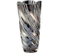 Duscdesp Jarrones de Vidrio para Flores, jarrón de Cristal Grande de 9.5 Pulgadas de Alto, jarrón de Flores de Cristal, jarrones de Vidrio Personalizados para Flores, decoración del hogar, Grey