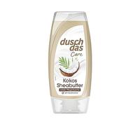 Duschdas Care Gel de ducha de coco y manteca de karité, cuidado suave, pH neutro para la piel, 6 x 225 ml