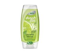 Duschdas Gel de ducha de lima y menta con fórmula aromática Fresh-Energy, para un comienzo refrescante en el día, 6 x 225 ml