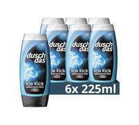 Duschdas Gel de ducha y champú 2 en 1, 6 x 225 ml