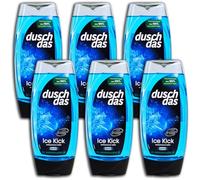 Duschdas Ice Kick - Gel de ducha (6 unidades, 225 ml, 6 unidades)