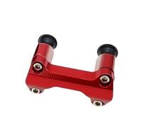 DUSHUO 1 Abrazadera De Montaje para Manillar Motocicleta 28 Mm Base Barra Grifo Elevador Elevador(Red)