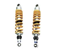 DUSHUO 305 Mm 320 330 340 345 350 360 8 Amortiguador Resorte para Motocicleta Ajuste Suspensión Trasera Dirt Pit Amortiguadores(340mm Yellow)