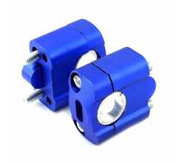 DUSHUO Abrazadera De Manillar para Motocicleta ATV 22 Mm Y 28 Elevadores Abrazaderas Barra Adaptadoras Universales Elevador(Blue)