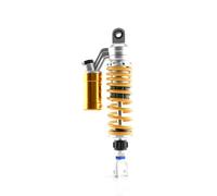 DUSHUO Amortiguador Trasero Ajustable para Motocicleta Scooter De 320mm/340mm/360mm Dirt Bike Quad ATV Dirt Pit Amortiguadores(360mm Yellow U)