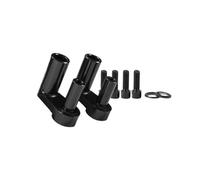 DUSHUO para R1250RT para R 1250 RT para R1200RT para 1200 LC 2014- Elevador Manillar Motocicleta Arrastre Abrazadera Barra Adaptador Extensible Elevador(Black)