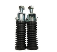 DUSHUO Pedales 1 Par De Estriberas Traseras Universales para Motocicleta Reposapiés Rosca 10mm