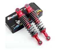 DUSHUO Universal 290/320mm Amortiguador para Moto Suspensión Trasera para Scooter DIO Nmax NIU ATV Quad Dirt Bike Dirt Pit Amortiguadores(320mm Red O 1 Pair)