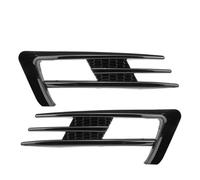 Dusibulv Antiniebla Cubierta Parrilla Par De Parrillas De Luces Antiniebla Delanteras para Golf 7 MK7 GTI 2014-2017 Rejilla Inferior del Parachoques Rejilla antiniebla Coche(Glossy Black)