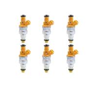 Dusibulv Inyector Combustible para Modelos 1983-1986 De 1,4 L Y 2,2 L 0280150208 FJ688 6 Inyectores De Combustible EV1 Mejorados Boquillas de inyección