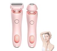 Dusk Glide Pro 3.0,Dusk Razor for Women,The Glide Pro 3.0 Razor Dusk Official,Dusk Glide Pro 3.0 Shaver for Women,Silk Guide Pro Razor Painless,2 In 1 Wet & Dry Electric Waterproof Razor (Pink)