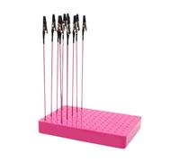 DuskHaven 10 Piezas Soporte de Pintura para Modelos Clips Herramientas de Modelismo Material PP Resistente Adecuado para Taller de Hobbies Artesanía, Clips Rosa 20
