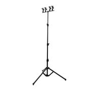 DuskHaven 2 Piezas Soporte de Micrófono de Piso Trípode Fuerte Altura Regulable Material para Presentaciones Musicales Reuniones Estudios Uso Al Aire L, de 42 Cm a 148 Cm
