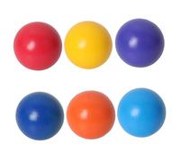 DuskHaven 6 Piezas Bolas de Madera para Niños Juguetes Educativos para Clasificación de Colores Juego de Motricidad Manual Bloques Didácticos, Style B