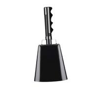 DuskHaven Campana de Animación con Campana Metálica Generador de Ruido Instrumento de Percusión Portátil Diseño Ergonómico Fácil de Transportar Adecuado para, Negro