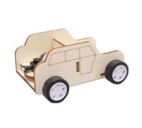 DuskHaven Coche de Madera Juguete Stem Experimento Científico Proyecto de Física Robótica Manualidad Educativa Adecuado para Niños Desarrollo Regalo CR, Estilo B