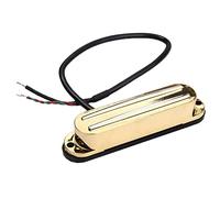 DuskHaven Humbucker Pickup con Bobina Simple Hot Rail Piezas para Guitarra Eléctrica Reemplazo Alnico Diseño Compacto para Menor Ruido Y Adecuado Par, Oro