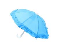 DuskHaven Mini Sombrilla de Jardín Decorativa - Bonito Adorno Colgante para Decoración de Exteriores, Azul