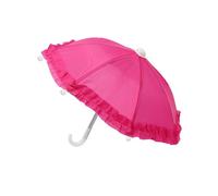 DuskHaven Mini Sombrilla de Jardín Decorativa - Bonito Adorno Colgante para Decoración de Exteriores, Rosa