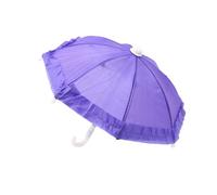 DuskHaven Mini Sombrilla de Jardín Decorativa - Bonito Adorno Colgante para Decoración de Exteriores, Violeta