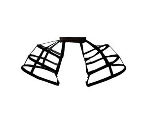 DuskHaven Petticoat de Jaula Enaguas Falda Crinolina con Ruffle y Estructura de Acero para Uso en Disfraces de Boda Fiestas Cosplay Adecuado para Mujeres y