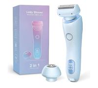 Duskofficial Razor, The Glide Pro 3.0, Dusk Official Shaver，2 in 1 Portable Ladies Shaver, Dusk Official Waterproof Electric Razor, Wet Dry Women Shaver for Legs and Underarms (Blue)