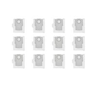 Dust Bag，Compatible For Roborock Saros 10/10R S8 Maxv Ultra Q Revo Maxv P10/ Pro V20 P10S Pro P20 Pro/Q Revo Curvv/Plus/Pro，Vacuum Parts(12 Pcs bag 2 Brush)
