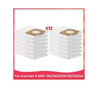 Dust Bag for Karcher 6.959-130/WD3/NT20/A2204 Vacuum Cleaner 12 PCS