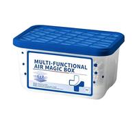 Dust Box Automatic, Dust Removing Air Purifier Box, Long Lasting Hair Removal Compact Cleaning Solution, Air Boxes for Cat Bathroom Closet Basement Home Car Room Rv Use, 4.72x2.75x2.56 Inch