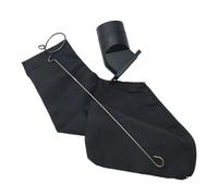 Dust Collector Pouch - Lightweight Wired Adjustable Storage System, Large Capacity Waste Collection Device Kit, Woodworking Miter Cutter Marble Machine Accessory | Workshop Debris Filtration Control