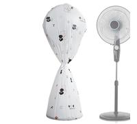 Dust Cover for Fan - Premium Breathable Dustproof Protector, Features Form-Fit Elasticized Security Hemming for Universal Fit on Pedestal and Tower Fans | Industrial-Grade Washable Fabric Prevents Moi