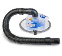 Dust Deputy Low-Pro Plus - Kit de separador de polvo para aspiradoras húmedas y secas, adaptador de 2.5 pulgadas y manguera de 3 pies, se adapta a cubos estándar de 5 galones, fabricado en Estados