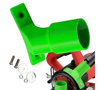 Dust Extractor Adapter, Angle Grinder Connector, Tool Double Port Collector For Sander Router Circular Jigsaw, Aluminum Design, Power Tool Accessory, Ideal Cutting Home Workshop Projects