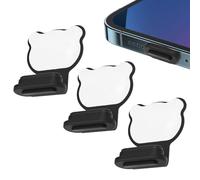 Dust Plug - Dust Cover Caps | Charging Port Cover Set of 3 Phone Accessories for Any USB Type C Charging Port Plugs Pendants Silicone Dirt Protector Cap