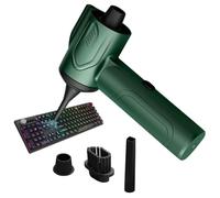 Duster de aire comprimido: herramienta de ventilador recargable inalámbrica, chorro de aerosol de alta velocidad | Diseño de limpiador de polvo eléctrico, tema electrónica de teclado, función de reemp