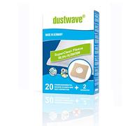 dustwave Megapack - 20 bolsas de filtro para aspiradora Bluesky, BVC 236, BVC236, fabricadas en Alemania, incluye microfiltro