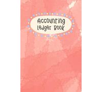 Dusty Peach Color Cover: Accounting Ledger Book for Tracking Income & Expense, helps you log your money clearly and consistently, come with undated calendar, Size 6”x9”, 120 Pages.