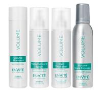 dusy professional Envité Set completo «Volume» (champú 250 ml + spray acondicionador 200 ml + spray voluminizador 200 ml + espuma 200 ml)