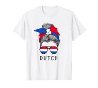 Dutch Girl Dutch Heritage Netherlands Flag Camiseta