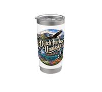 Dutch Harbor Unalaska Alaska AK Estados Unidos Vaso térmico de acero inoxidable de doble pared