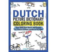 Dutch Picture Dictionary Coloring Book (Tapa blanda) (Importación USA)