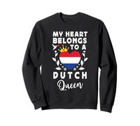 Dutch Queen Dutch Wife Girlfriend Netherlands Flag Sudadera
