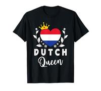 Dutch Queen Netherlands Flag Proud Dutch Woman Camiseta