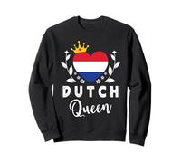 Dutch Queen Netherlands Flag Proud Dutch Woman Sudadera