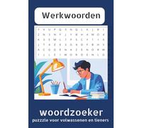 Dutch werkwoorden woordzoeker: woordzoeker met makkelijk leesbare tekst over Nederlandse werkwoorden, Nederlandse boeken en meer | 6x9 inches, 50 ... puzzels. cadeau voor vakantie en feestdagen.