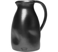 Dutchdeluxes Jarra de Cerámica con Diseño Arrugado - Black matt Dutchdeluxes